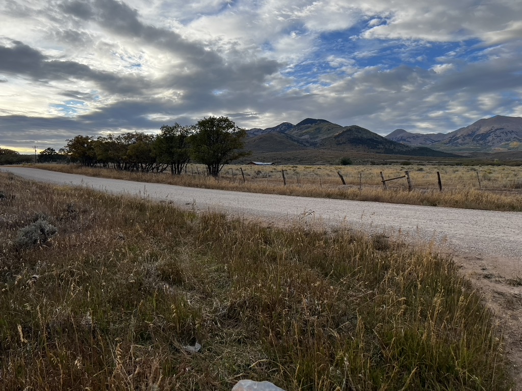 Deer Creek Road leads out to Highway 46, which leads to New Lasal and on to Moab.